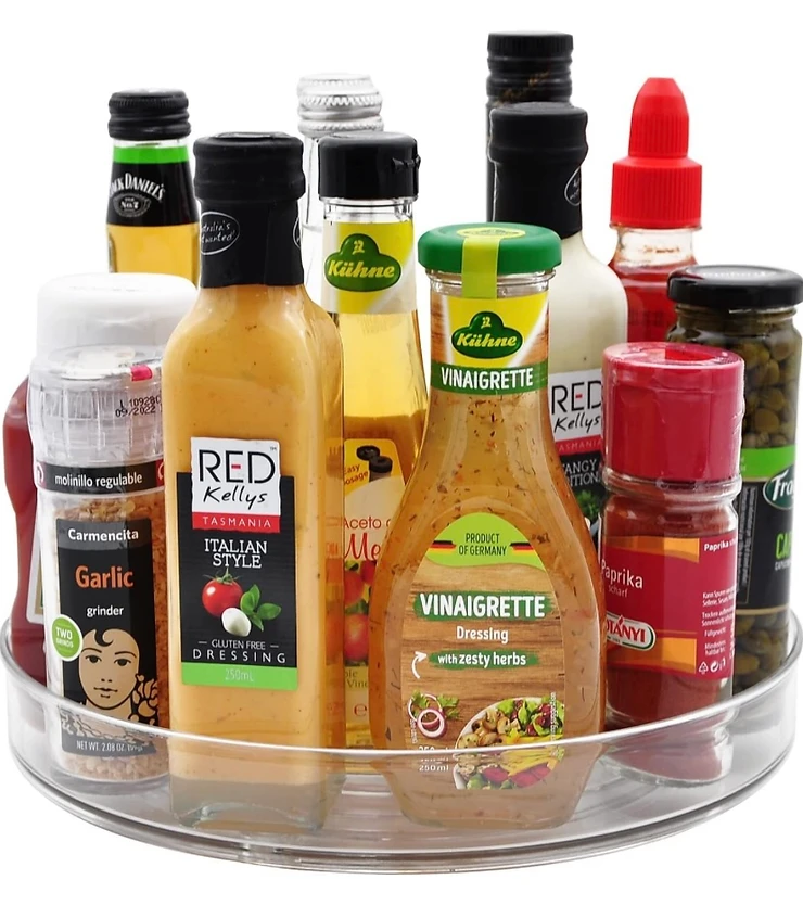 Refrigerator Organizer Lazy Susan-Amazon