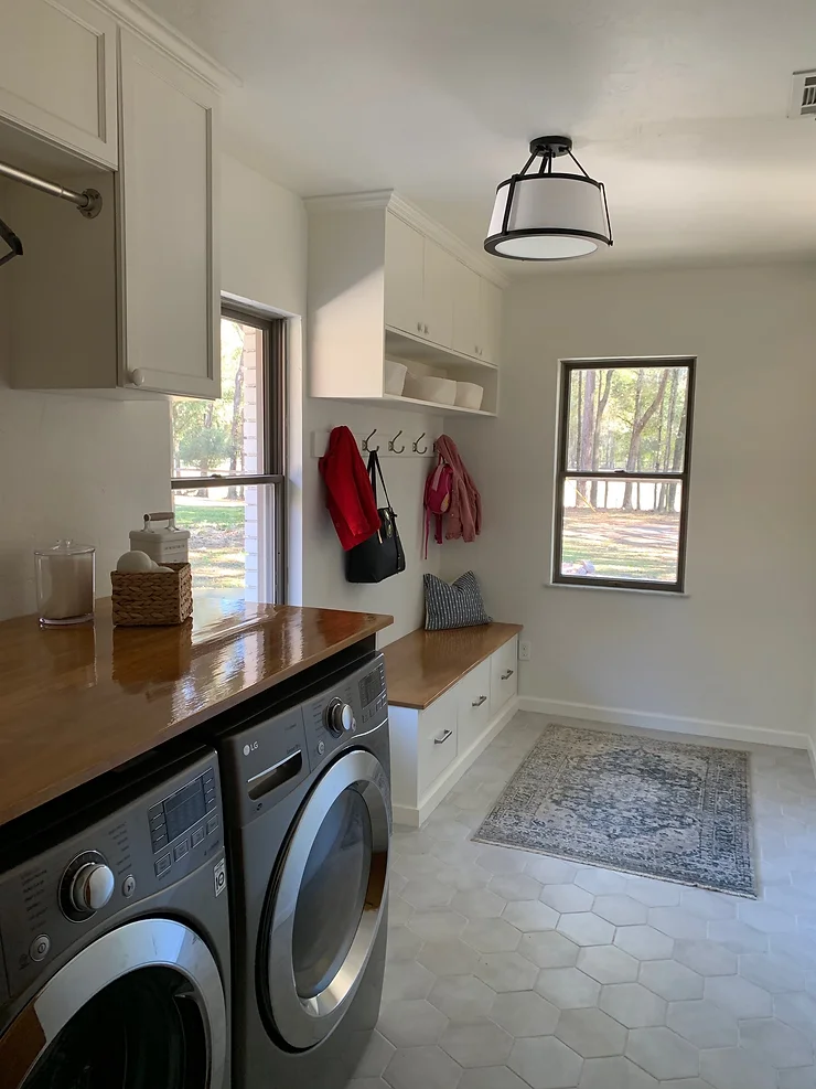 Our Laundry and Mudroom Combination Completed Renovation