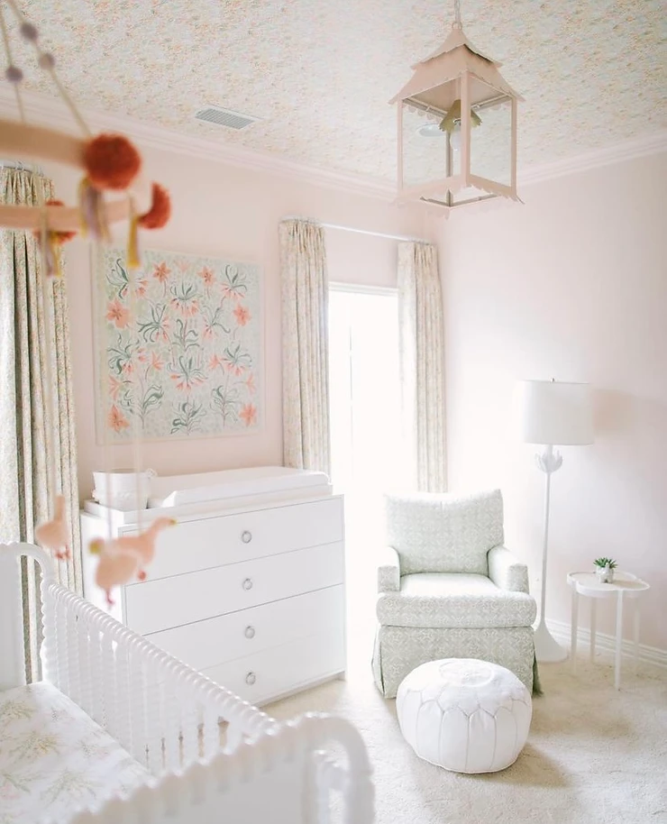 Stephanie Johns Pink Nursery Design