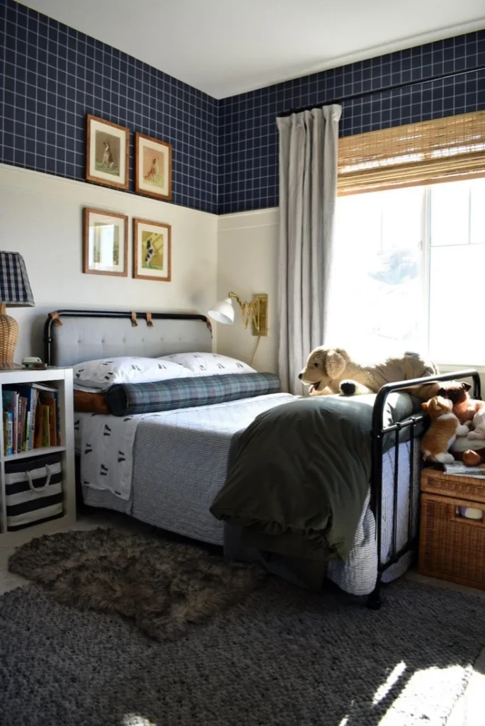 Create Enjoy Boy Puppy Poster Bedroom