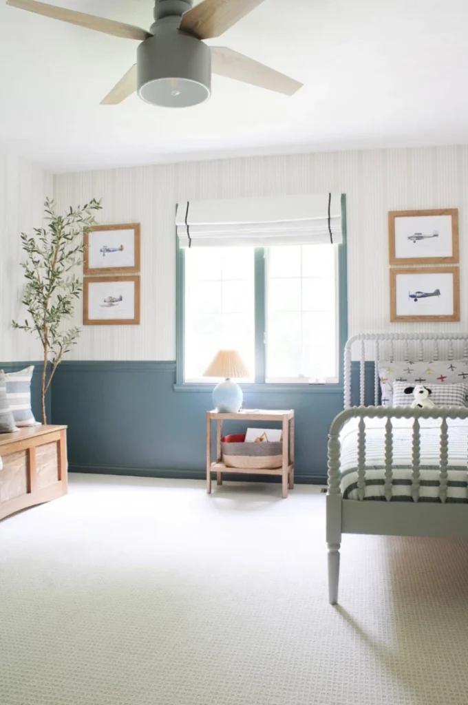 House with Home Airplane Boys' Room