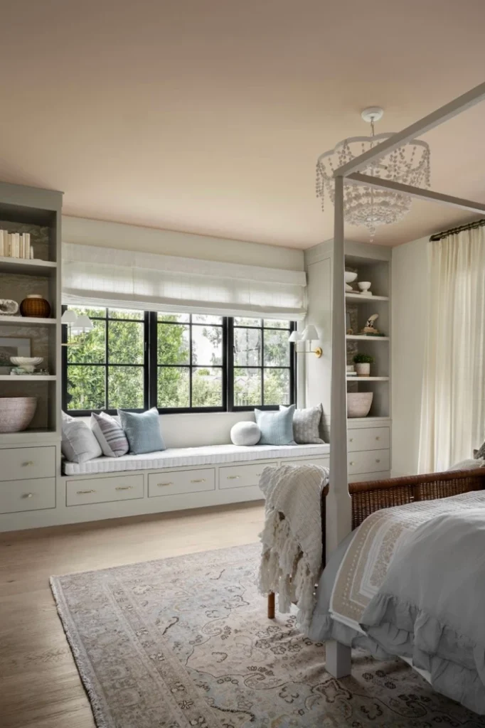 Studio McGee Girl Pink Ceiling Bedroom