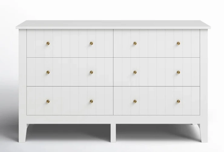 Arcel 6 Drawer Double Dresser by Lark and Manor