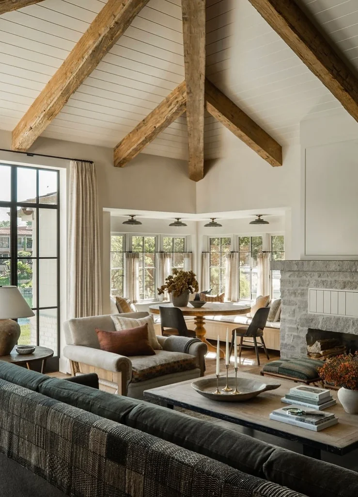 Amber Interiors Living Room for Fall